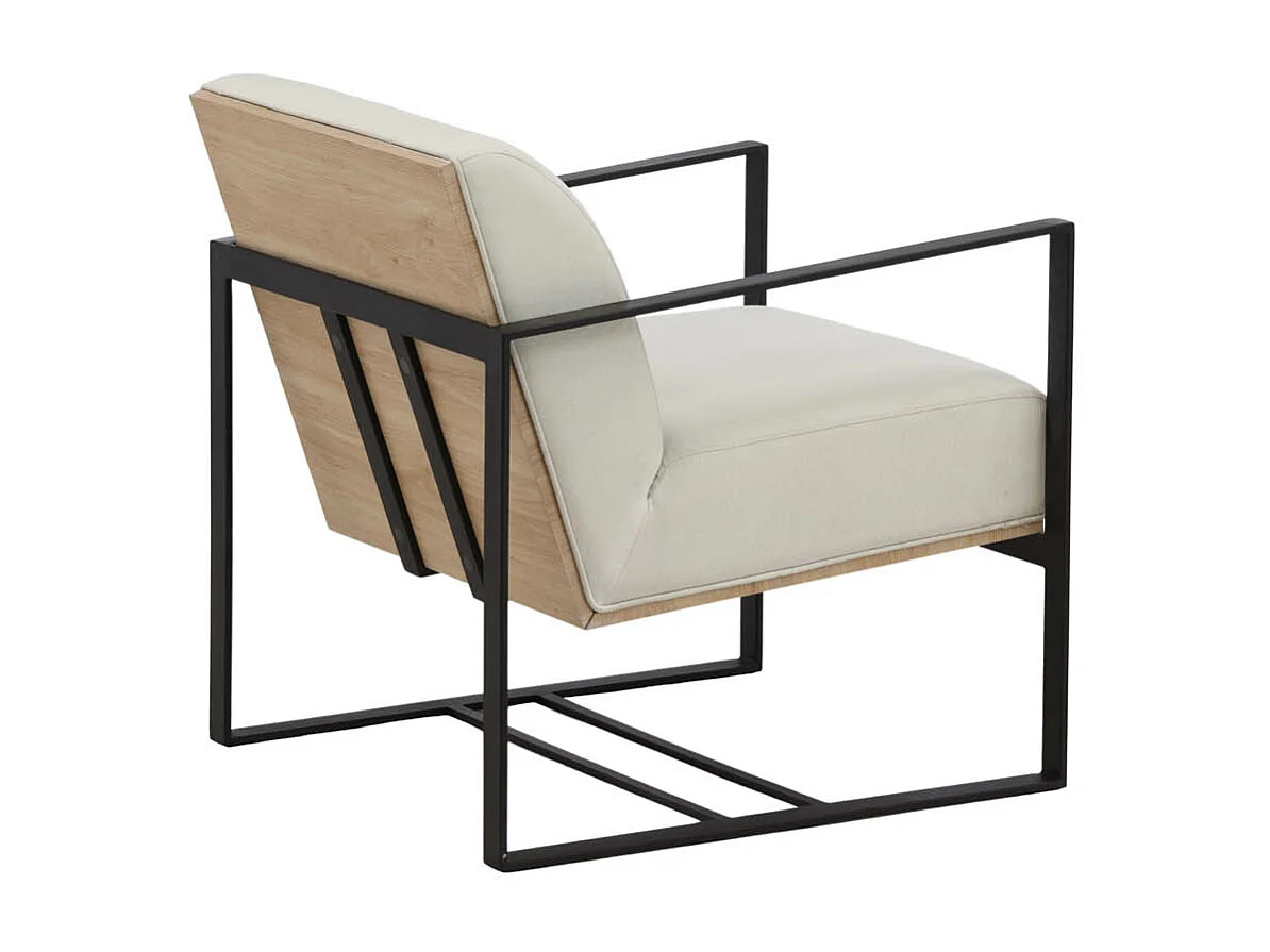 Kansas fauteuil offwhite.