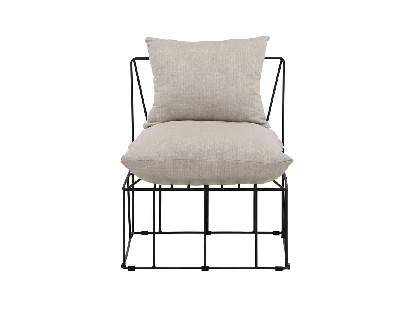 Fauteuil Design "Livonia" 88cm Beige