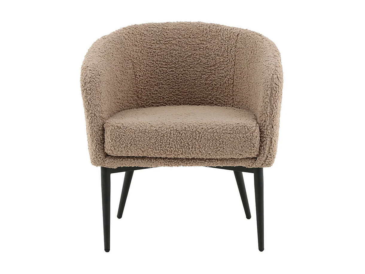 Fluffy fauteuil teddy bruin.