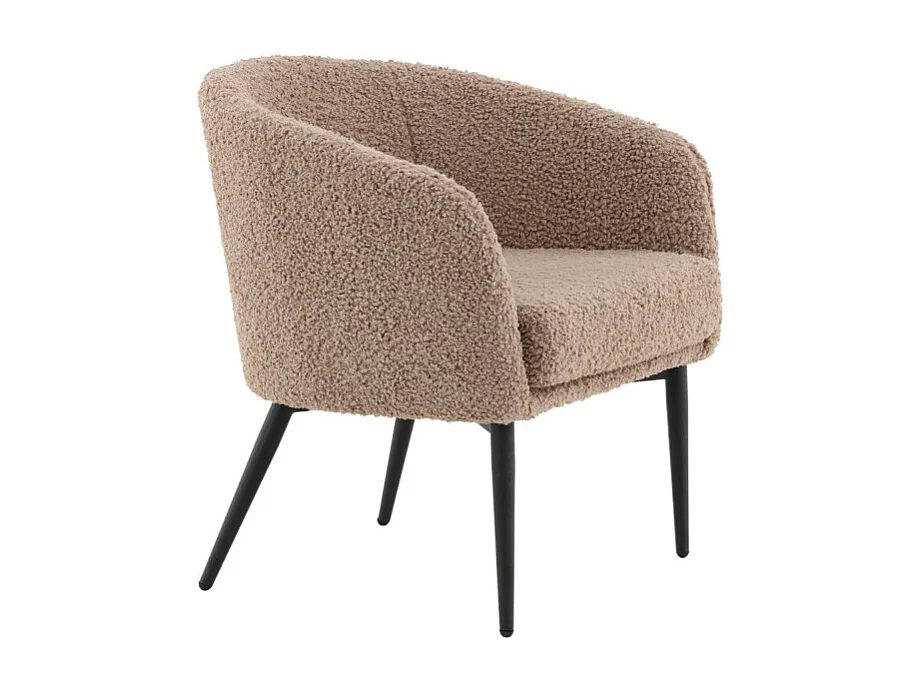 Fluffy fauteuil teddy bruin.