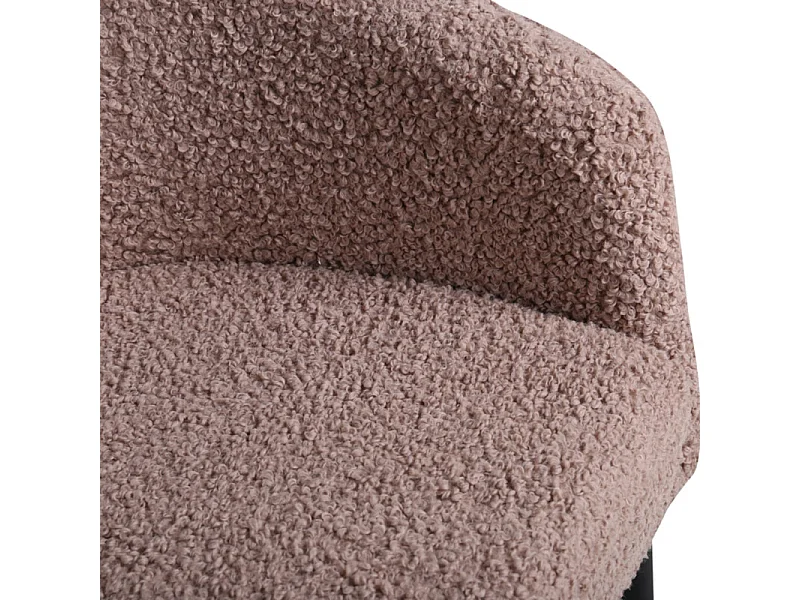 Fluffy fauteuil ours en peluche marron.
