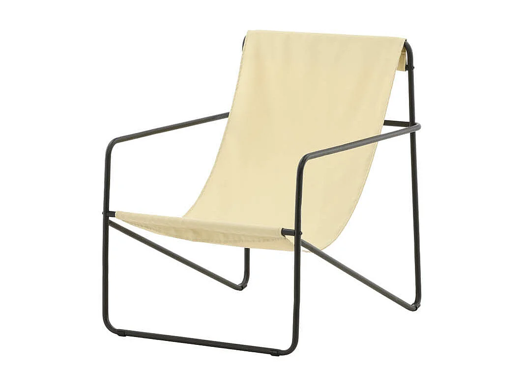 Fauteuil Design "Vernon" 87cm Beige