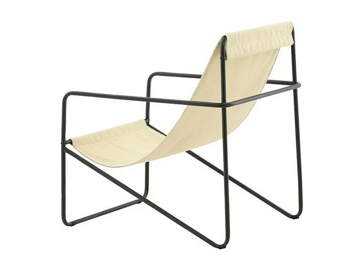 Fauteuil Design "Vernon" 87cm Beige