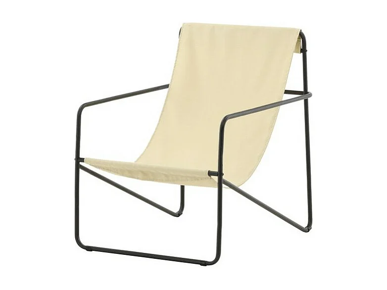 Fauteuil Design "Vernon" 87cm Beige
