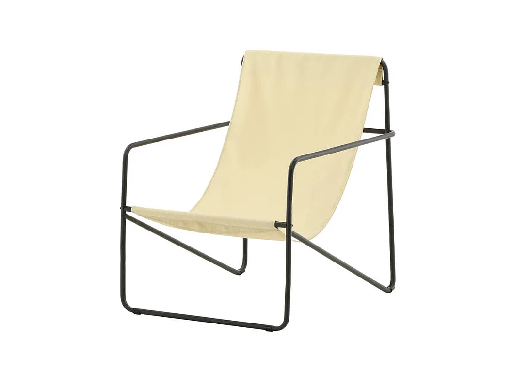 Fauteuil Design "Vernon" 87cm Beige