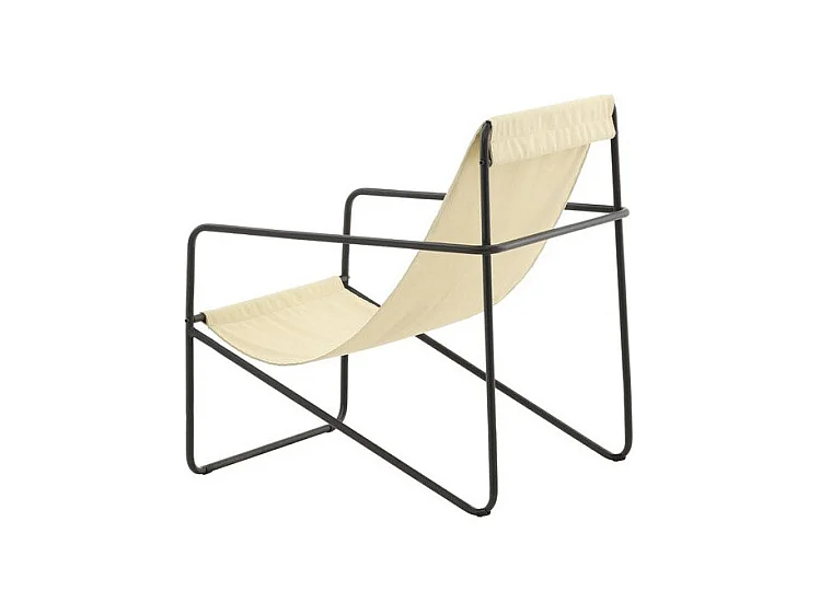 Fauteuil Design "Vernon" 87cm Beige