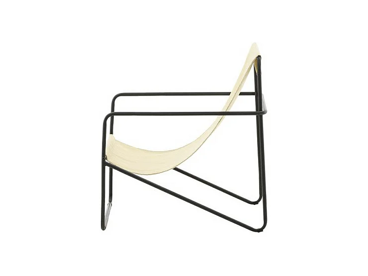 Fauteuil Design "Vernon" 87cm Beige