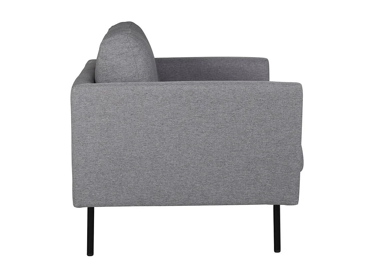 Zoom fauteuil grijs.