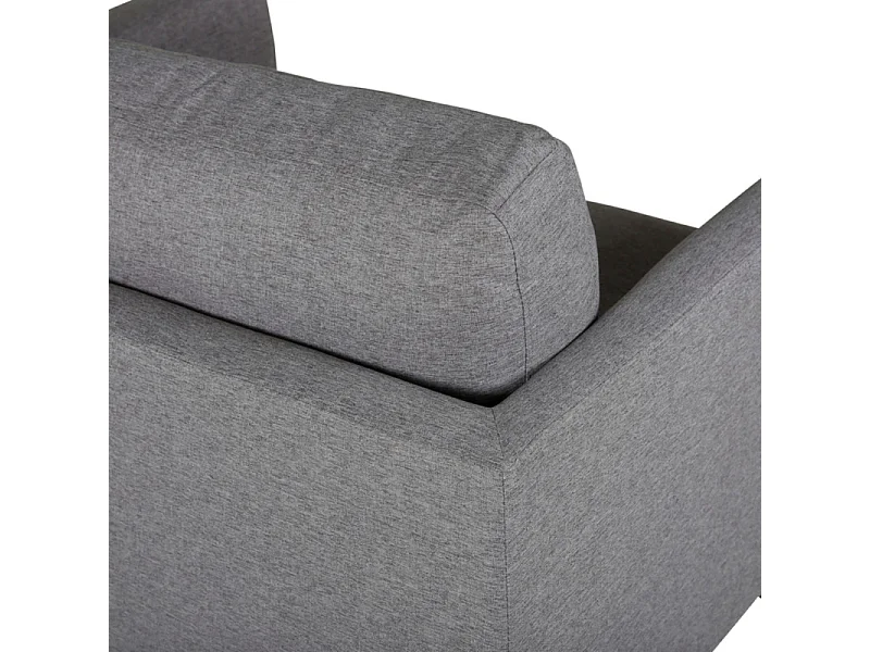 Zoom fauteuil grijs.