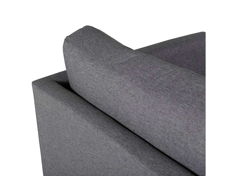 Zoom fauteuil grijs.