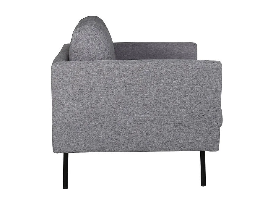 Fauteuil en Tissu "Zoom" 95cm Gris