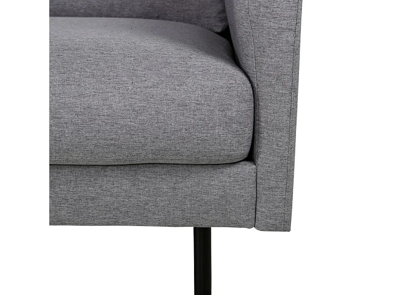 Fauteuil en Tissu "Zoom" 95cm Gris