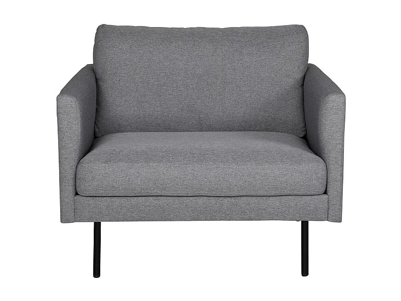 Fauteuil en Tissu "Zoom" 95cm Gris