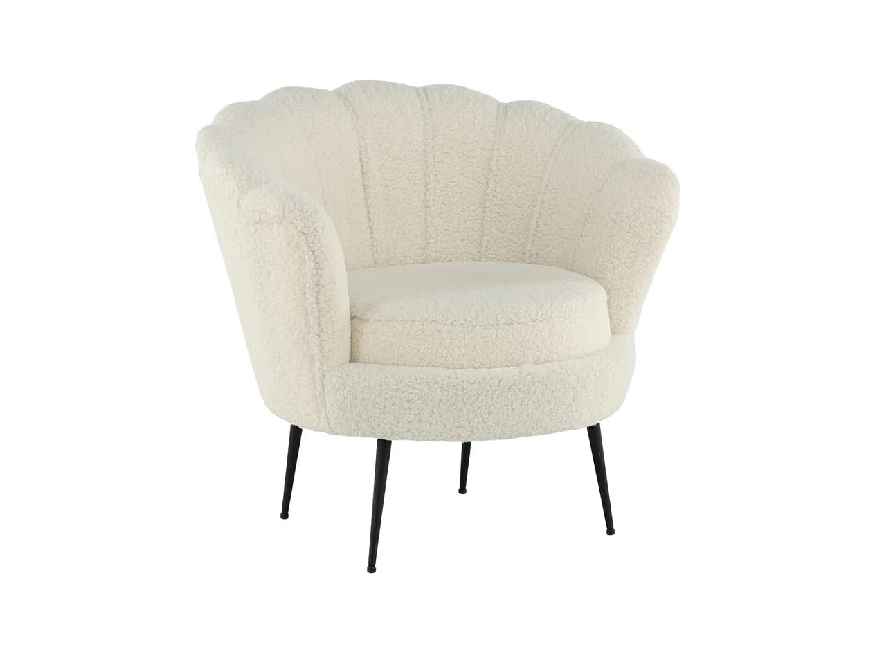 Calais fauteuil teddy wit.