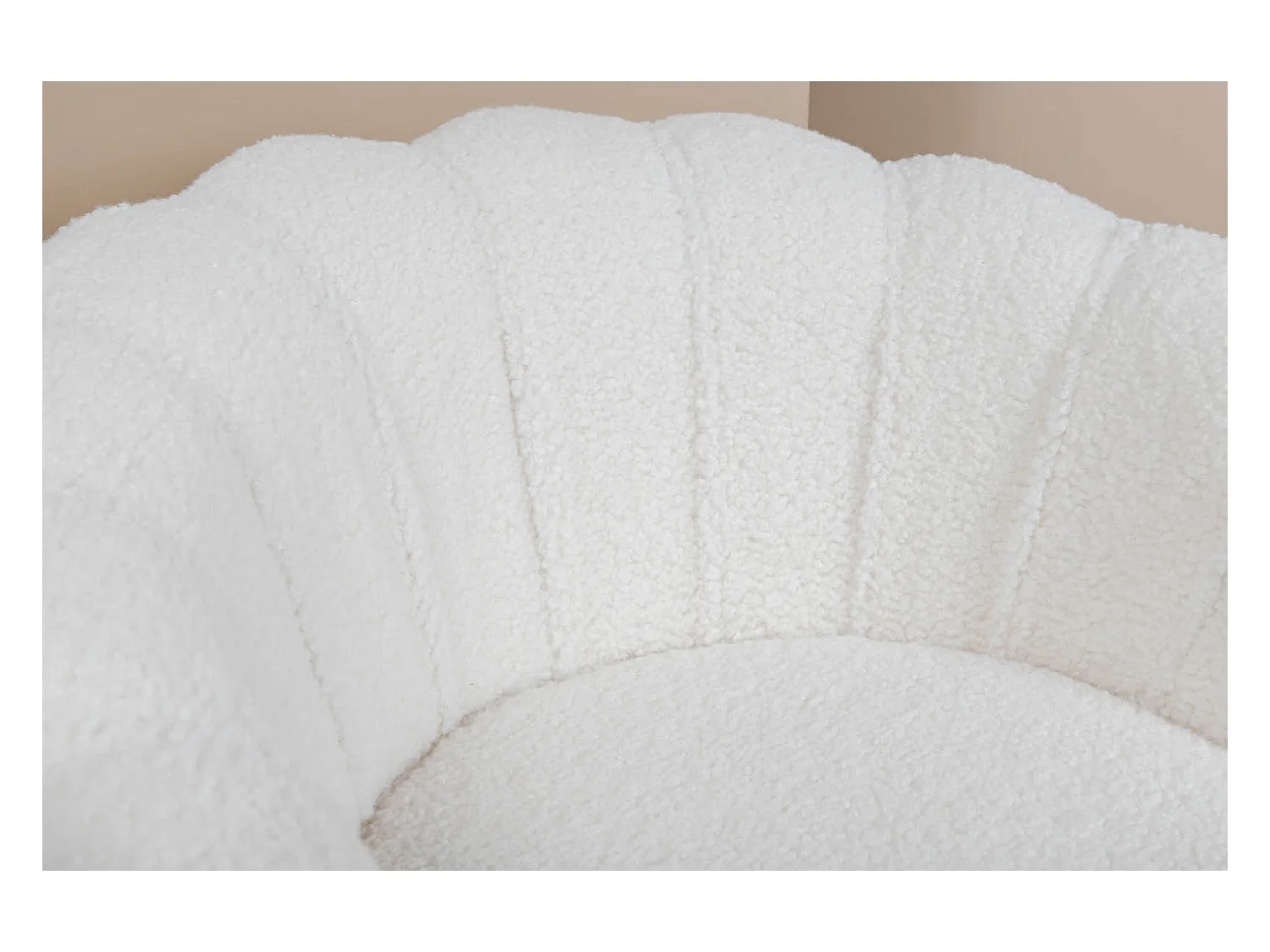 Calais fauteuil teddy wit.