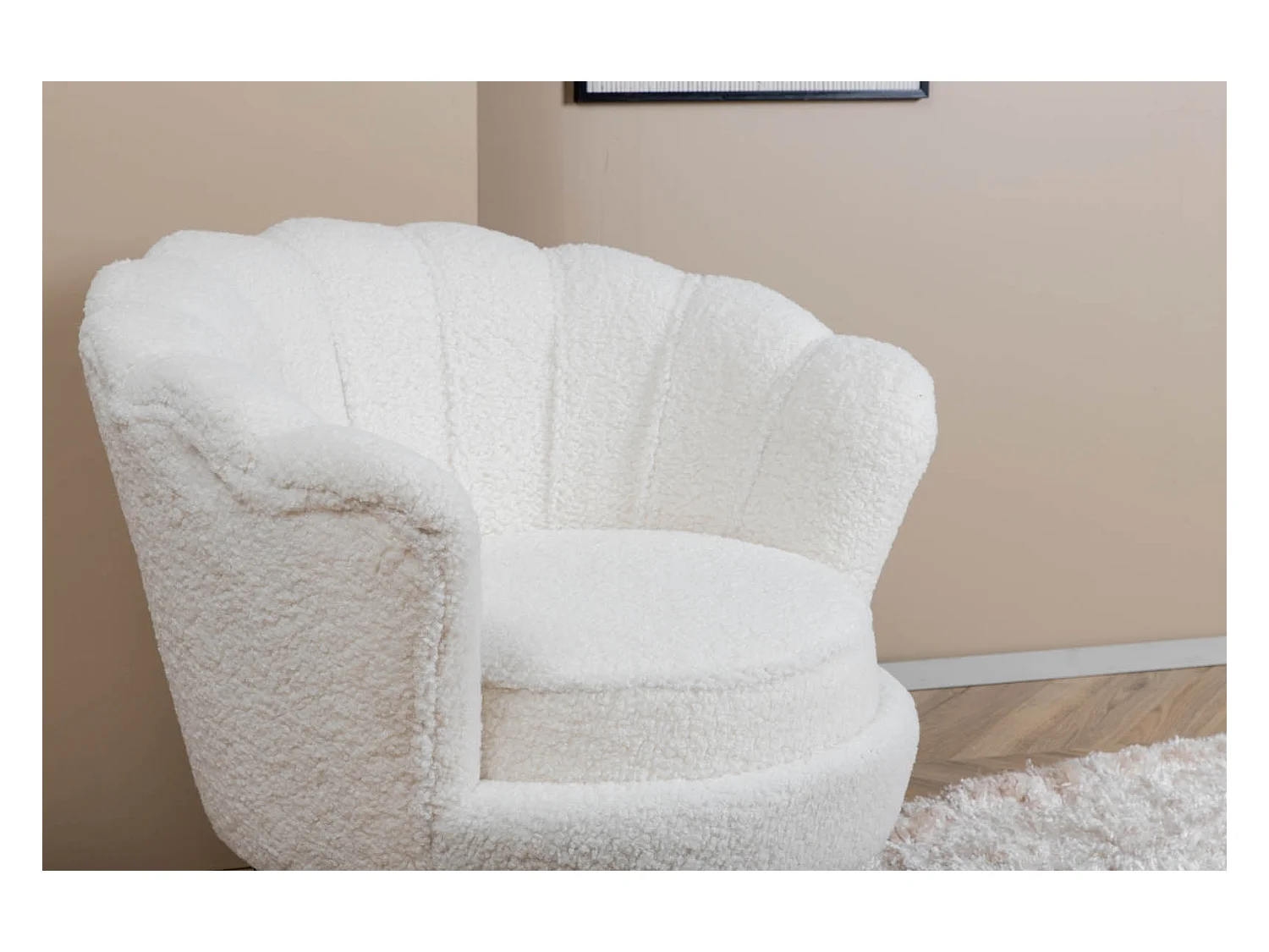 Calais fauteuil teddy wit.