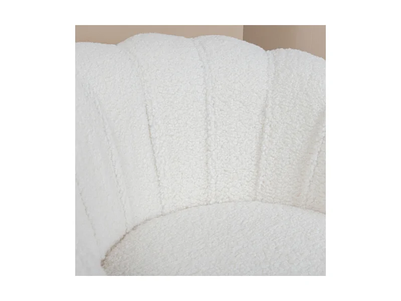 Calais fauteuil teddy wit.