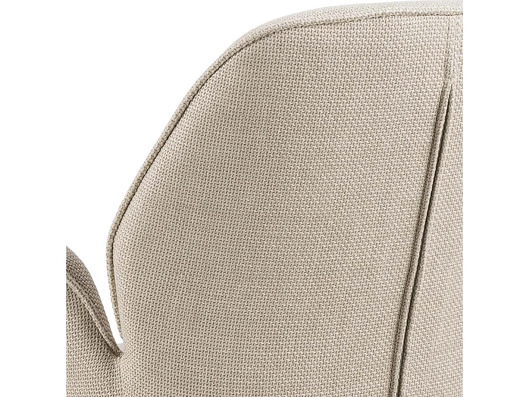 Aura Esszimmerstuhl mit Armlehne beige.