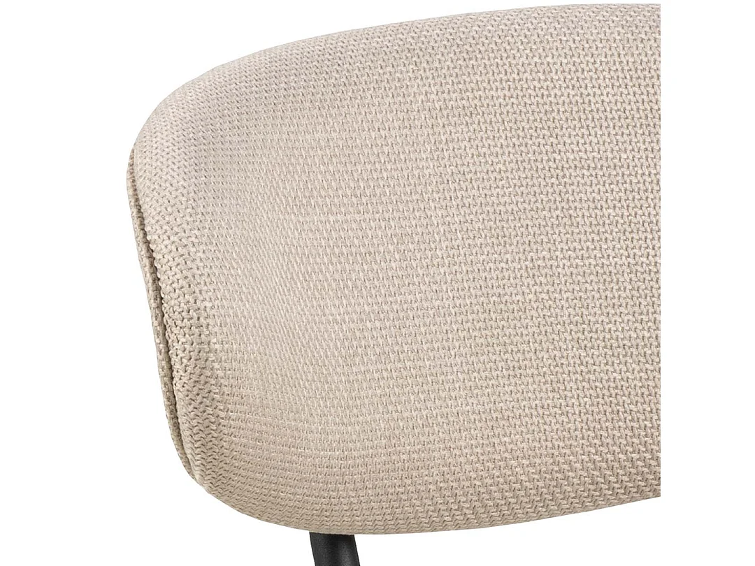 Denise chaise de salle à manger beige.