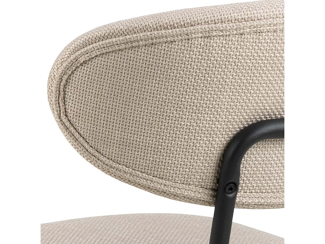 Denise chaise de salle à manger beige.