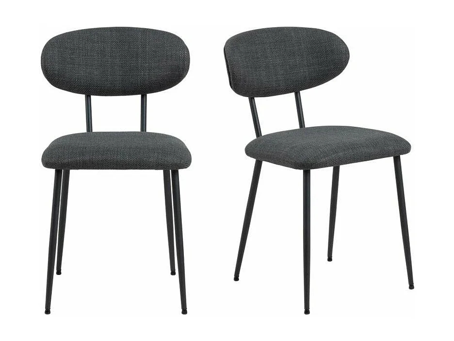 Drey eetkamerstoel grijs.