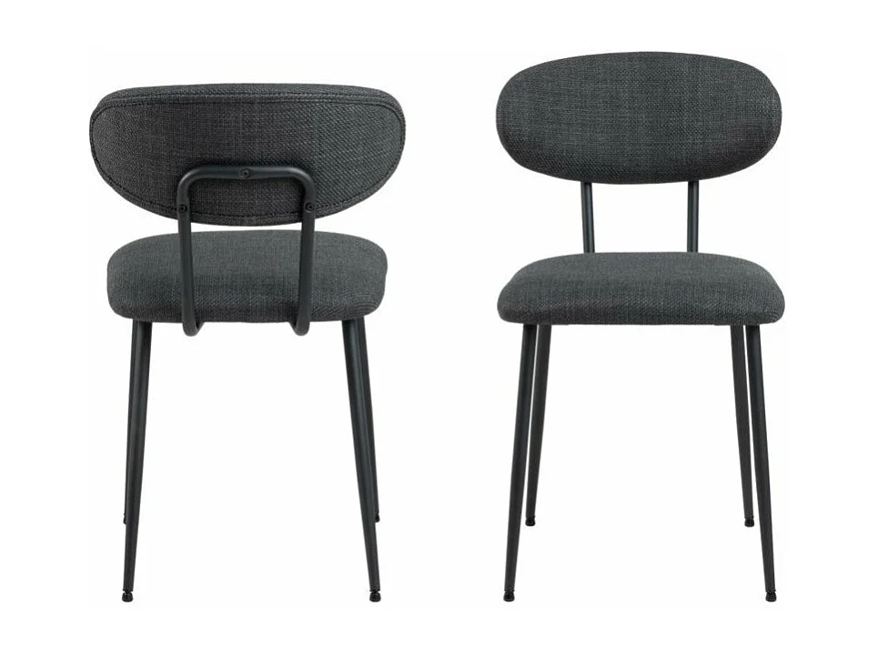 Drey eetkamerstoel grijs.