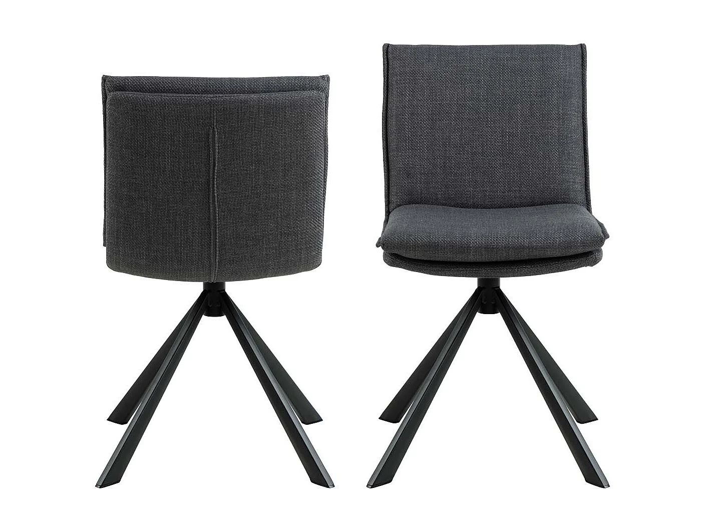 Flynn chaise de salle à manger gris.