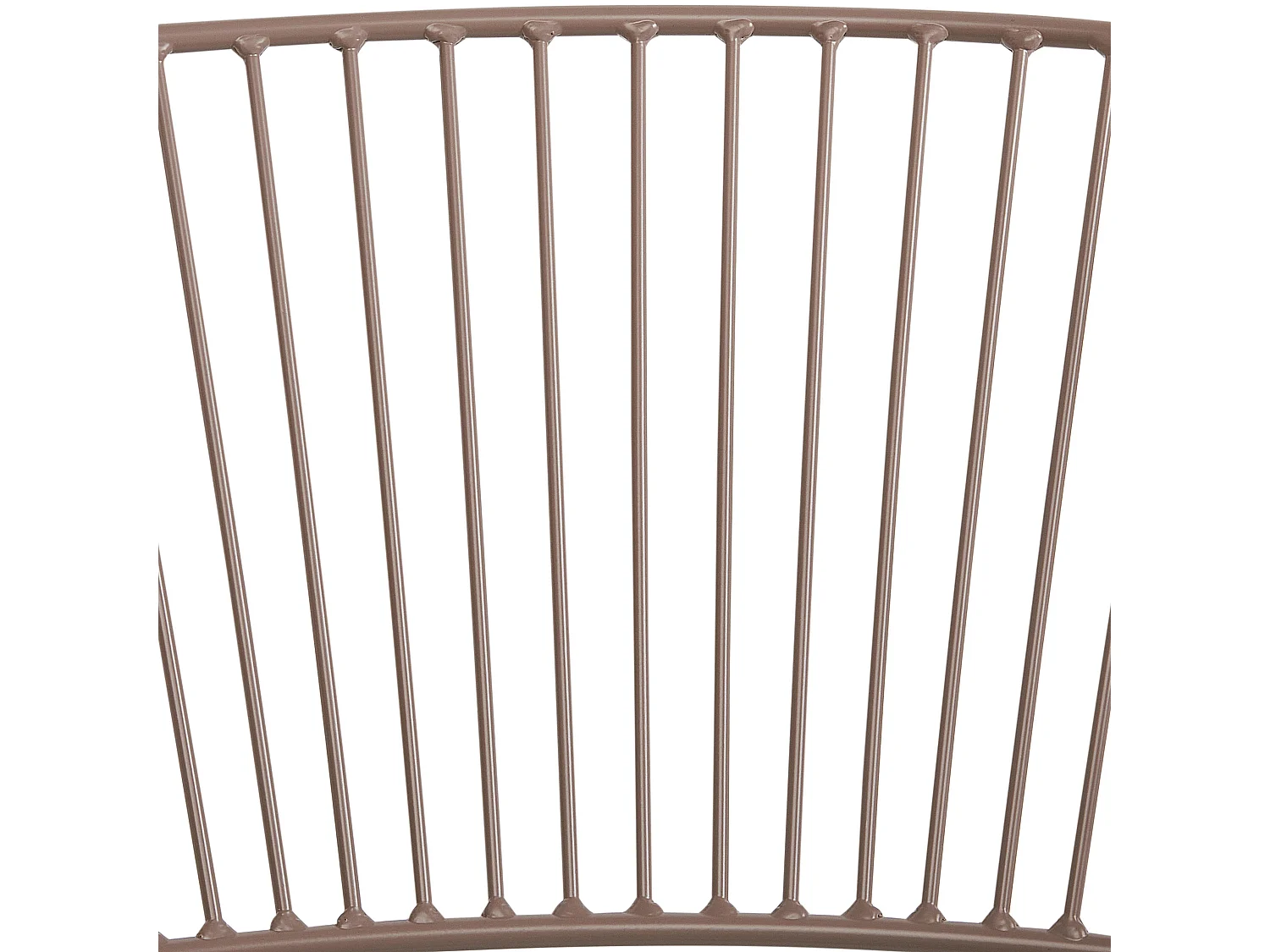 Lot de 2 chaises de salle à manger RIGBY Métal Beige