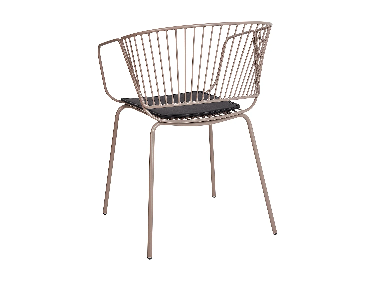 Lot de 2 chaises de salle à manger RIGBY Métal Beige
