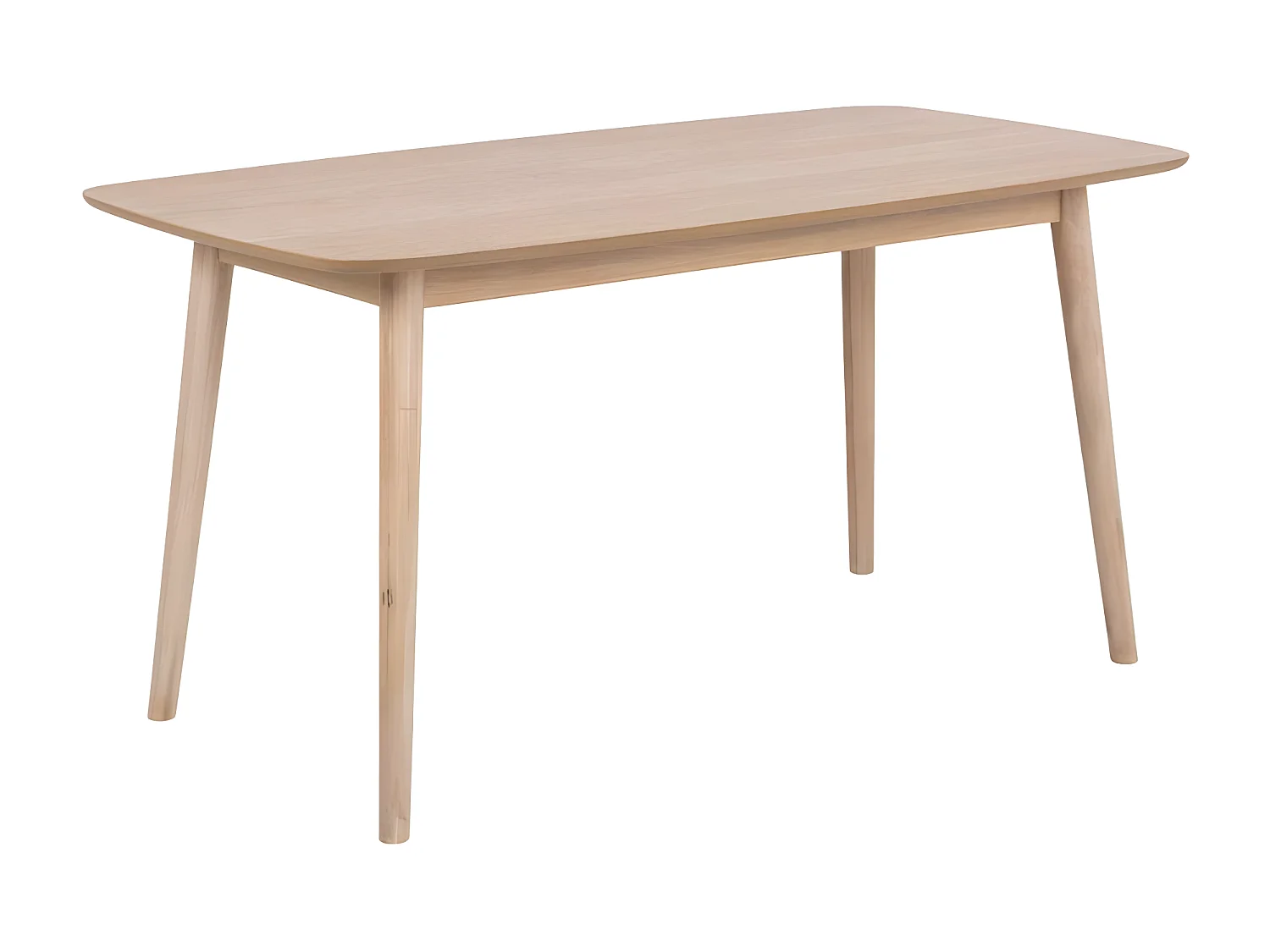 Naila Esszimmertisch 80 x 150 cm Eiche Dekor weiss gelaugt.