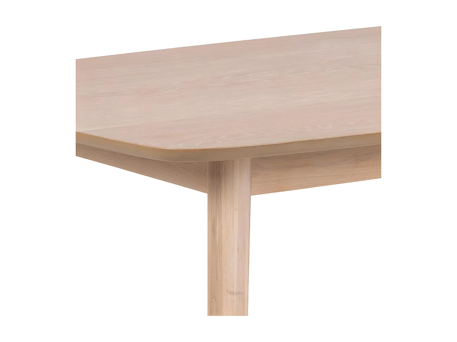 Naila Esszimmertisch 80 x 150 cm Eiche Dekor weiss gelaugt.