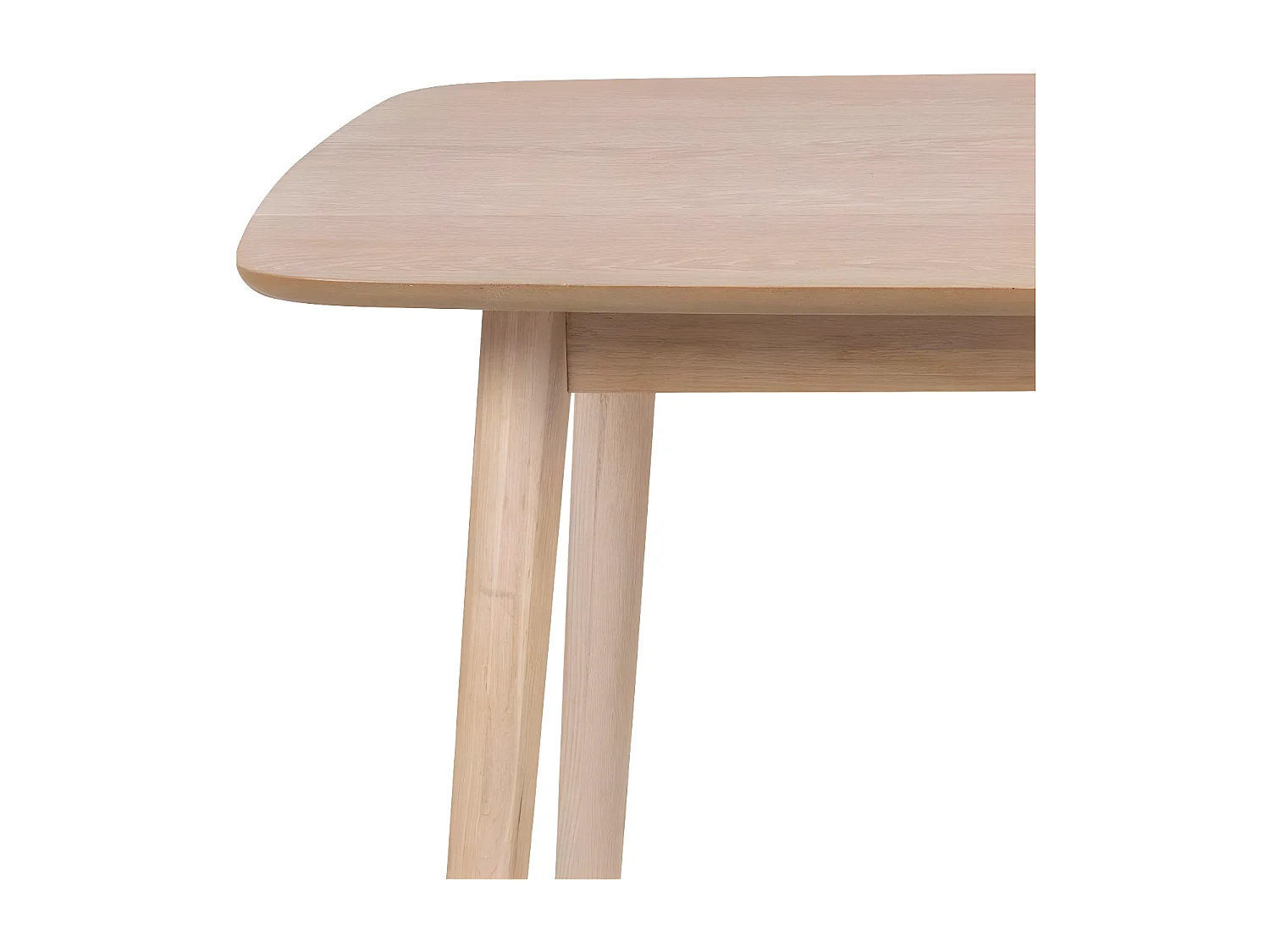 Naila Esszimmertisch 80 x 150 cm Eiche Dekor weiss gelaugt.