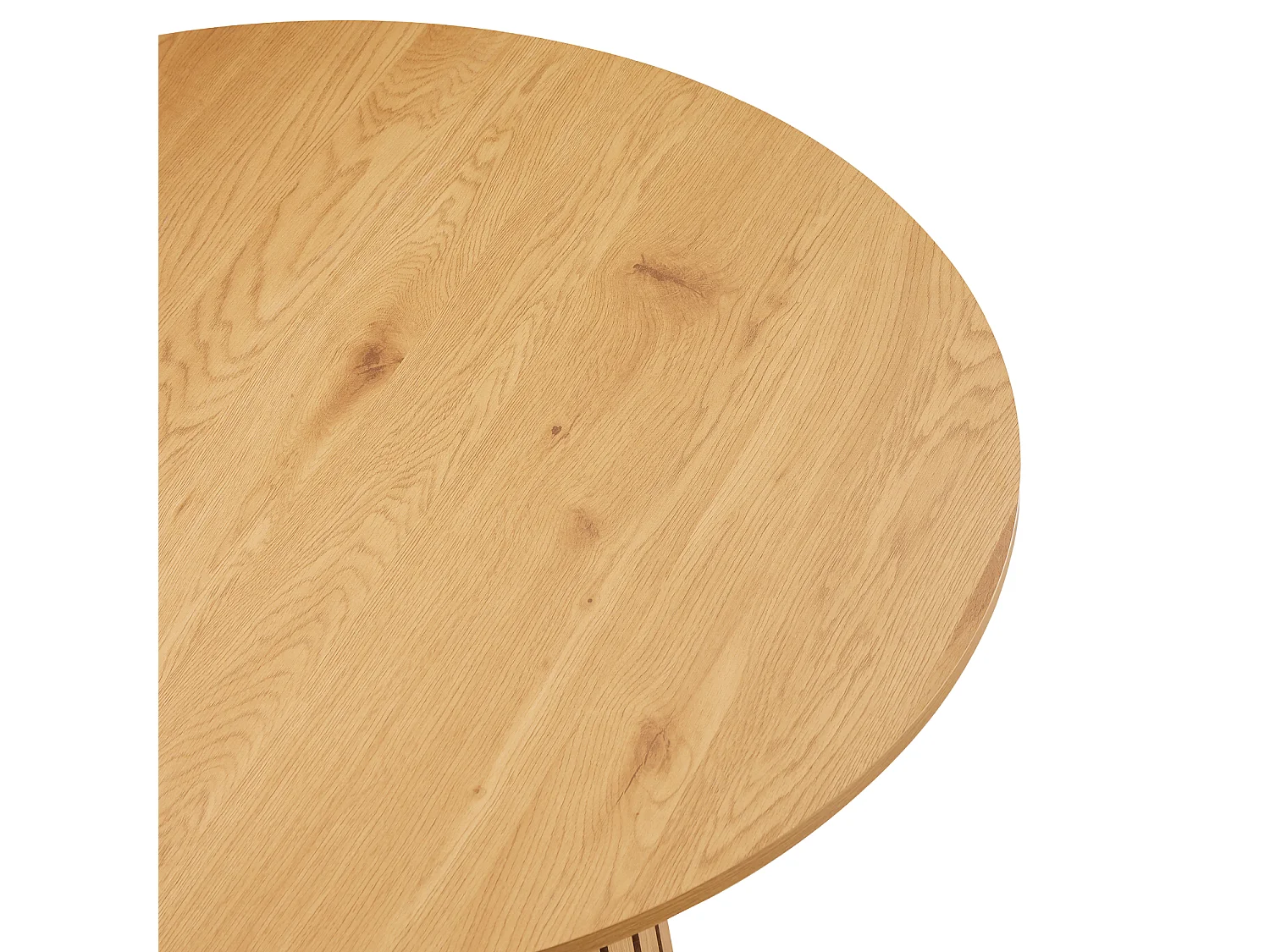 LIV Tavolo da pranzo rotondo 110 cm in stile scandinavo