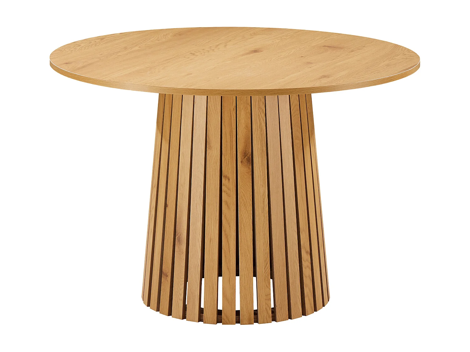 Table à manger ronde 110cm style scandinave LIV - HAPPY GARDEN