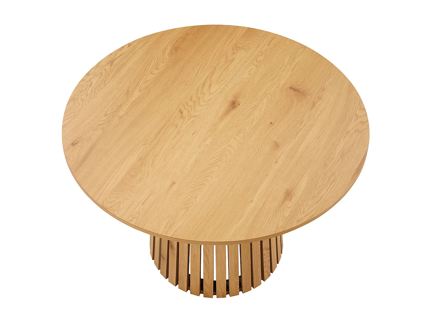 Table à manger ronde 110cm style scandinave LIV - HAPPY GARDEN