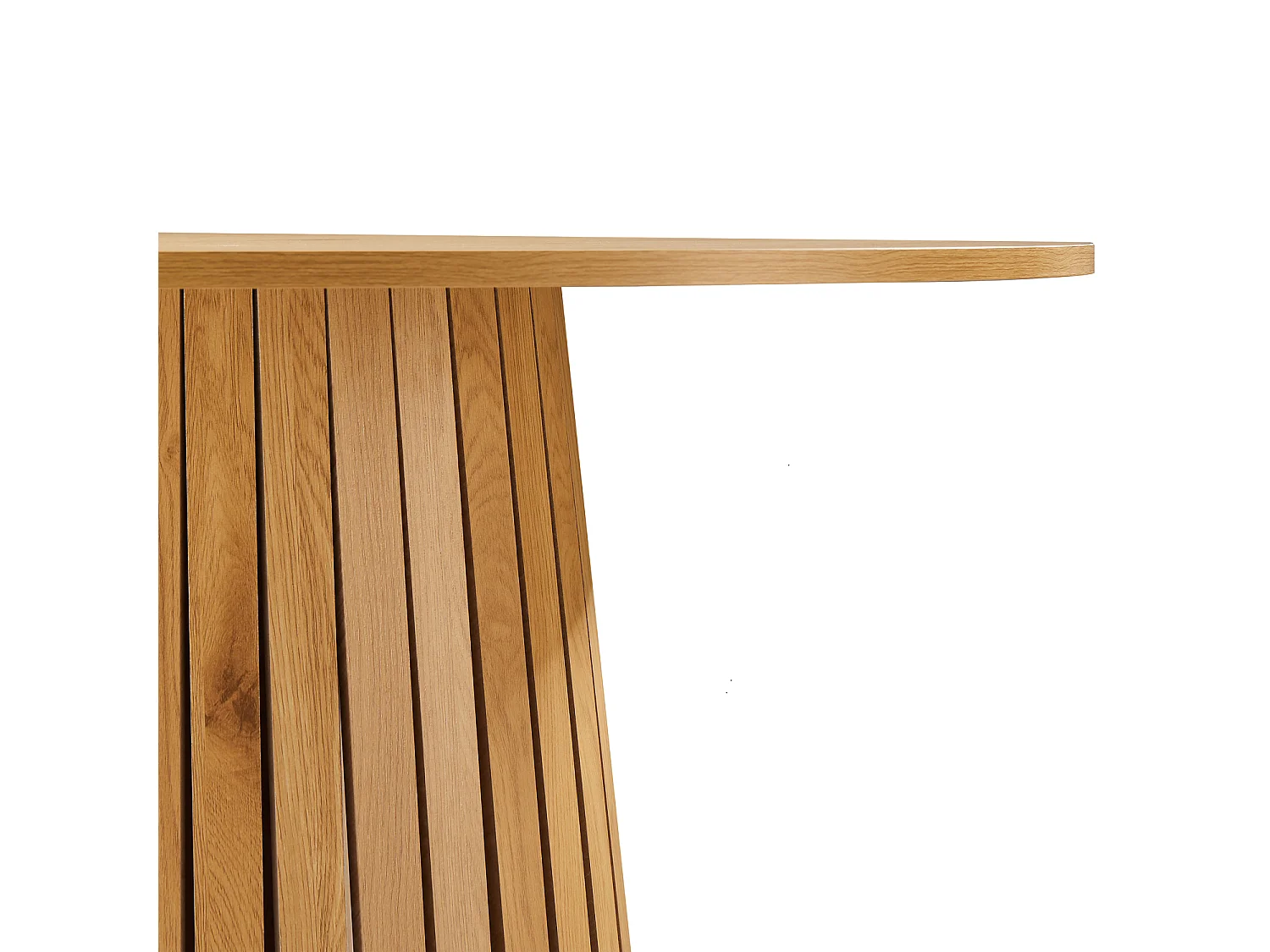 Table à manger ronde 110cm style scandinave LIV - HAPPY GARDEN