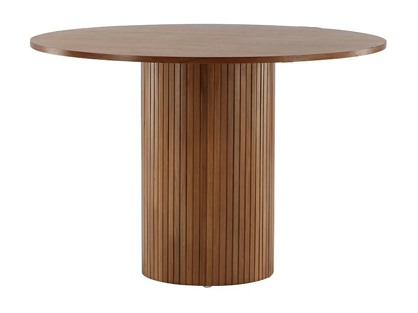 Bianca eetkamertafel Ø110cm eik fineer.