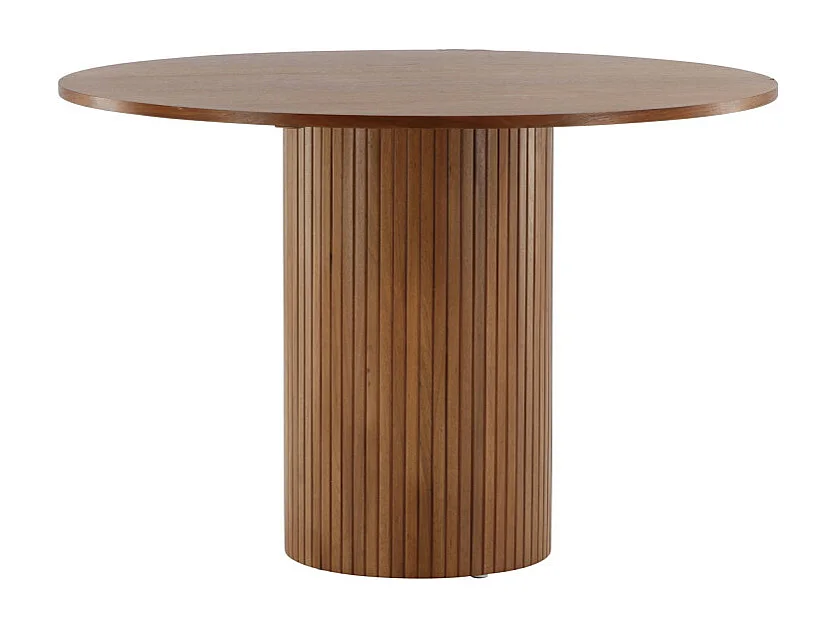 Bianca eetkamertafel Ø110cm eik fineer.