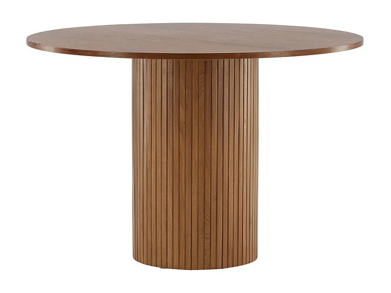 Bianca eetkamertafel Ø110cm eik fineer.