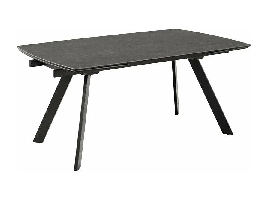 Blackburn Esstisch 97x160/240cm inkl. Zusatzplatten schwarz.