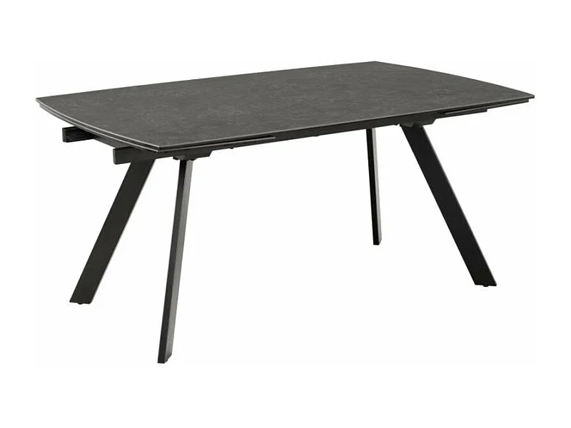 Blackburn table de salle à manger 97x160/240cm avec plateaux supplémentaires noir.