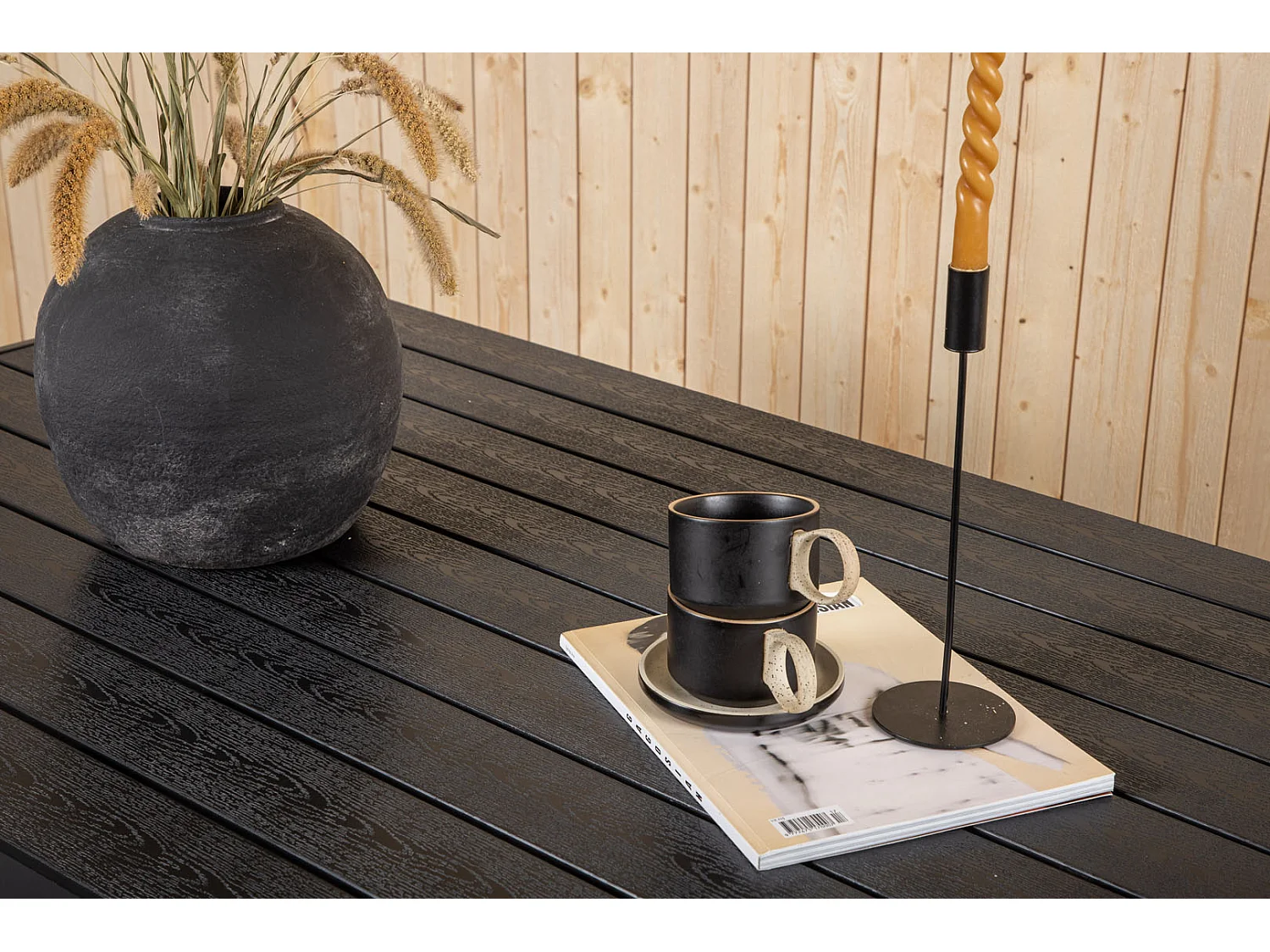 Table de Jardin "Break" 150cm Noir