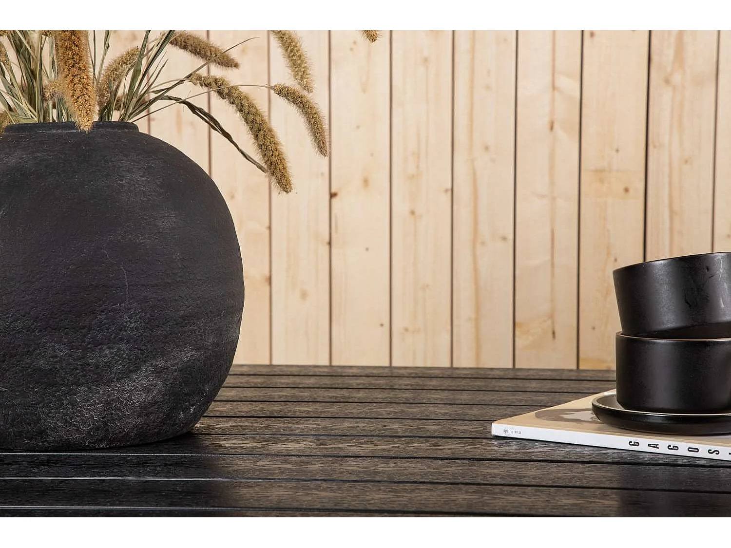 Table de Jardin "Break" 150cm Noir