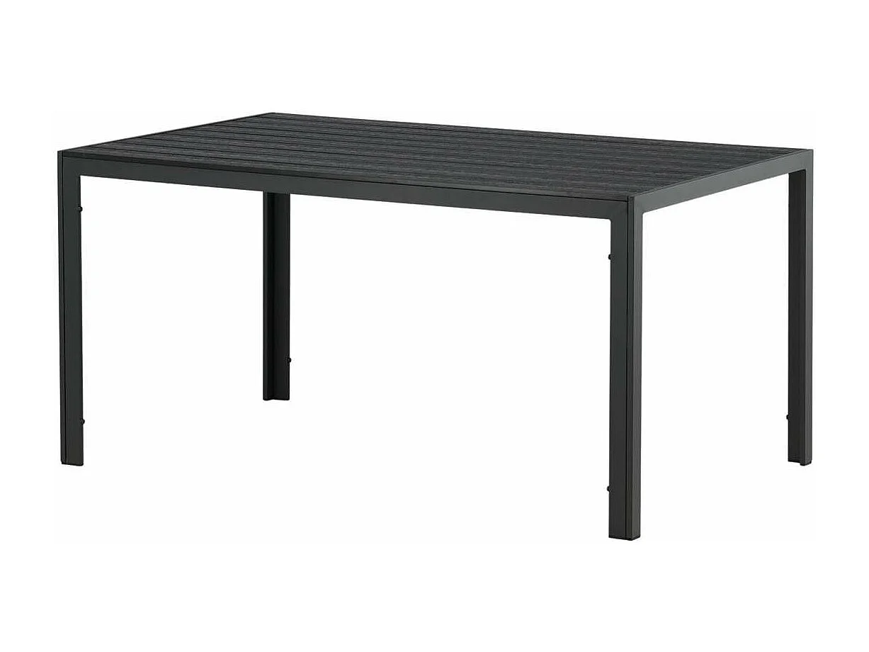 Table de Jardin "Break" 150cm Noir