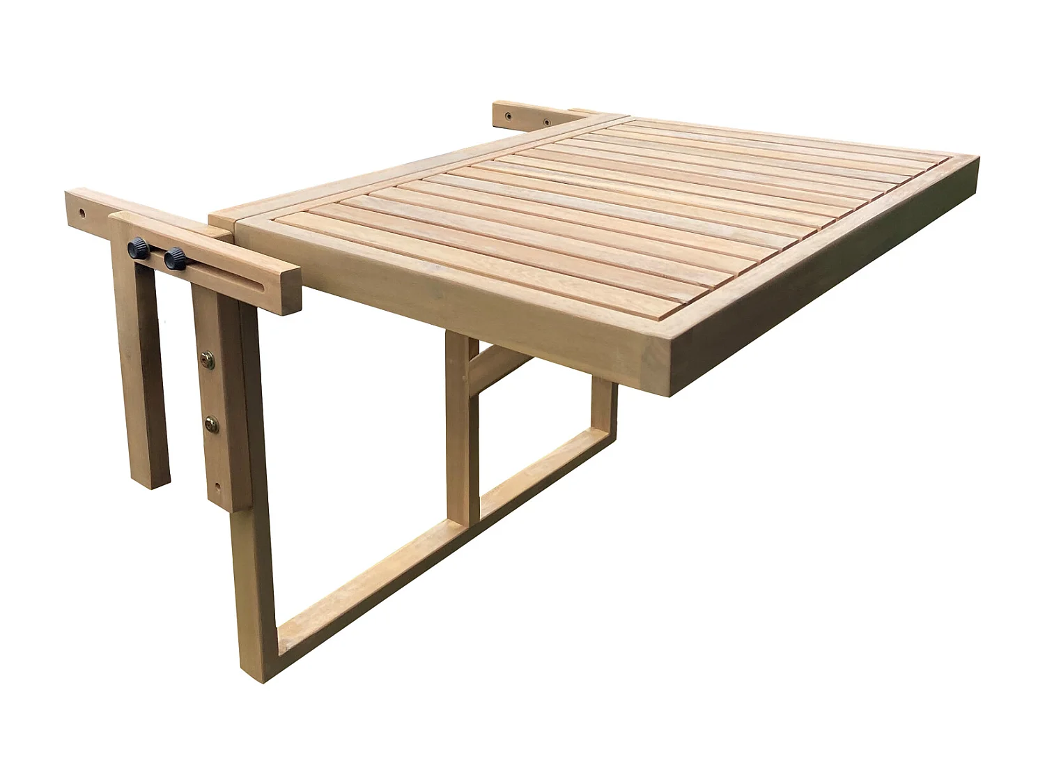 Table de balcon rabattable en acacia SUMBA - HAPPY GARDEN