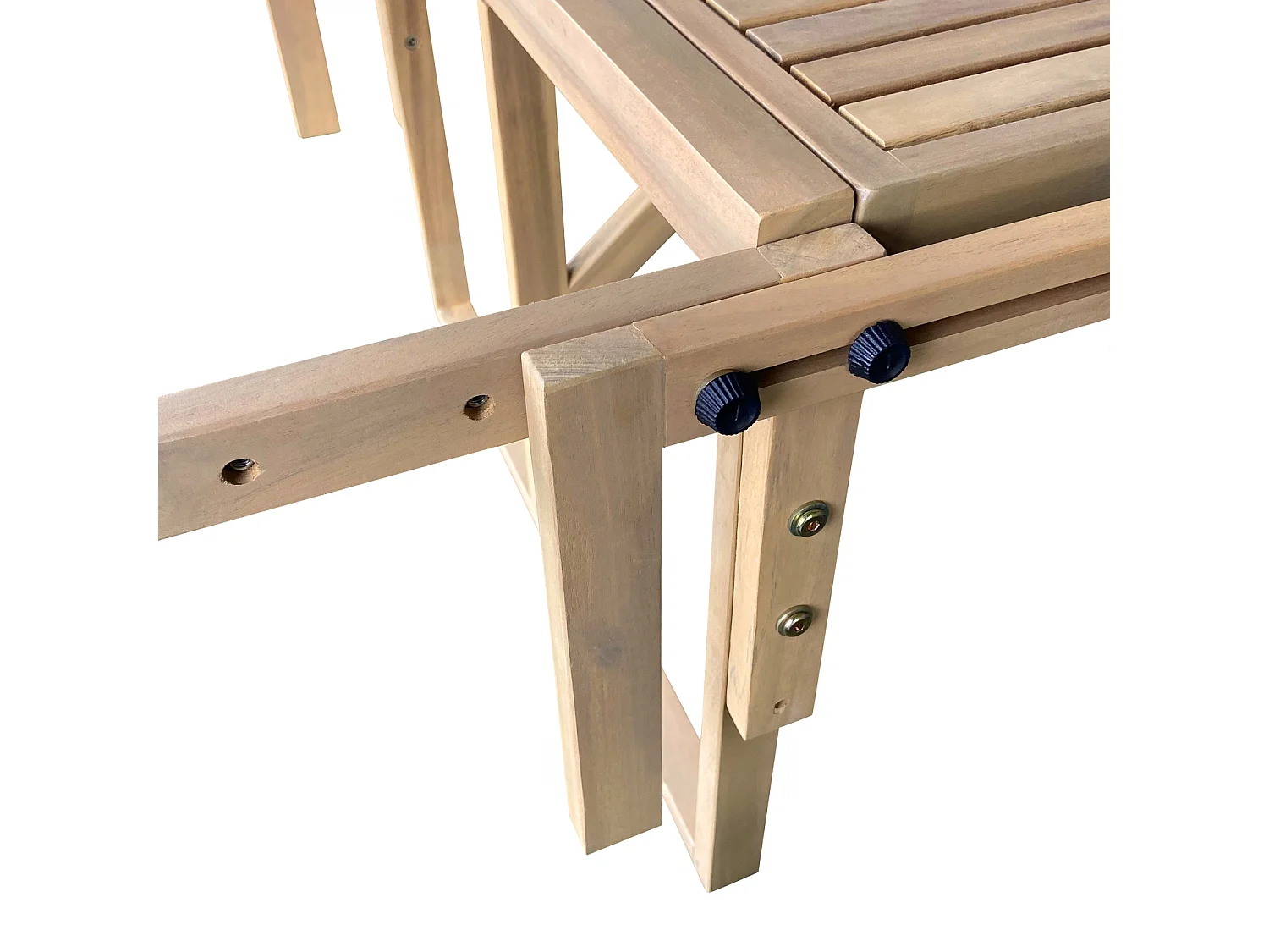 Table de balcon rabattable en acacia SUMBA - HAPPY GARDEN