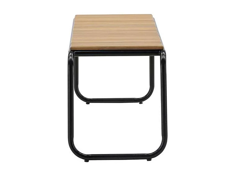 Banc de Jardin en Bois "Holmbeck" 136cm Naturel