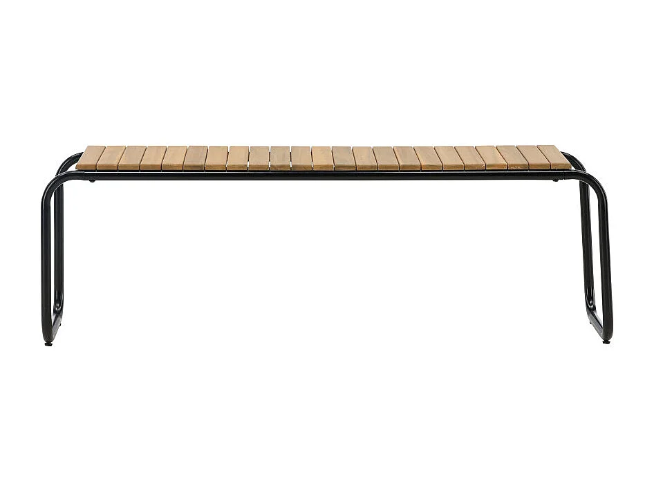 Banc de Jardin en Bois "Holmbeck" 136cm Naturel