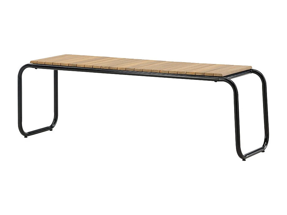 Banc de Jardin en Bois "Holmbeck" 136cm Naturel