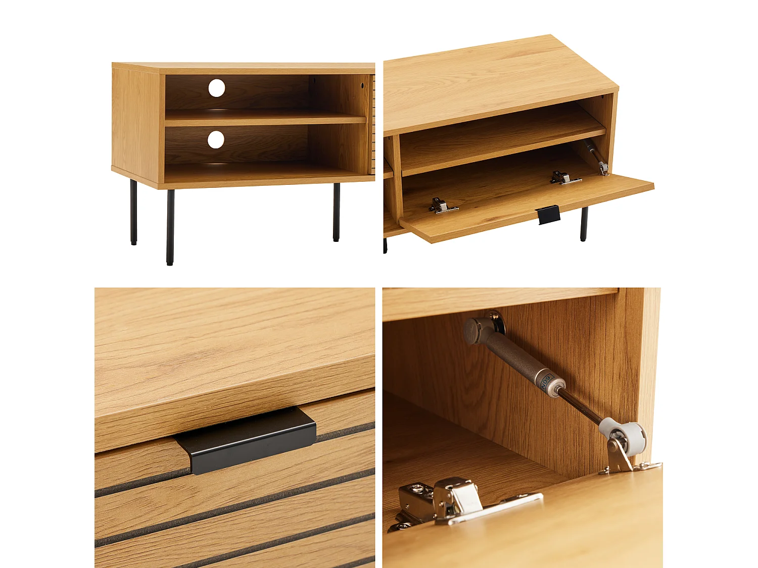 Meuble TV 120cm STINNA - HAPPY GARDEN